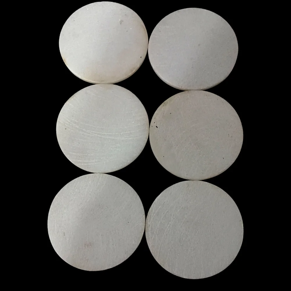 Pietra Dura Gemstone Marble Coasters Inlaid Floral Lapis Abalone‎ Semi Precious